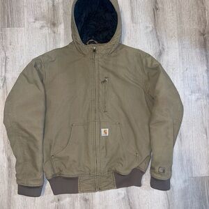 Carhartt Olive Hooded Jacket